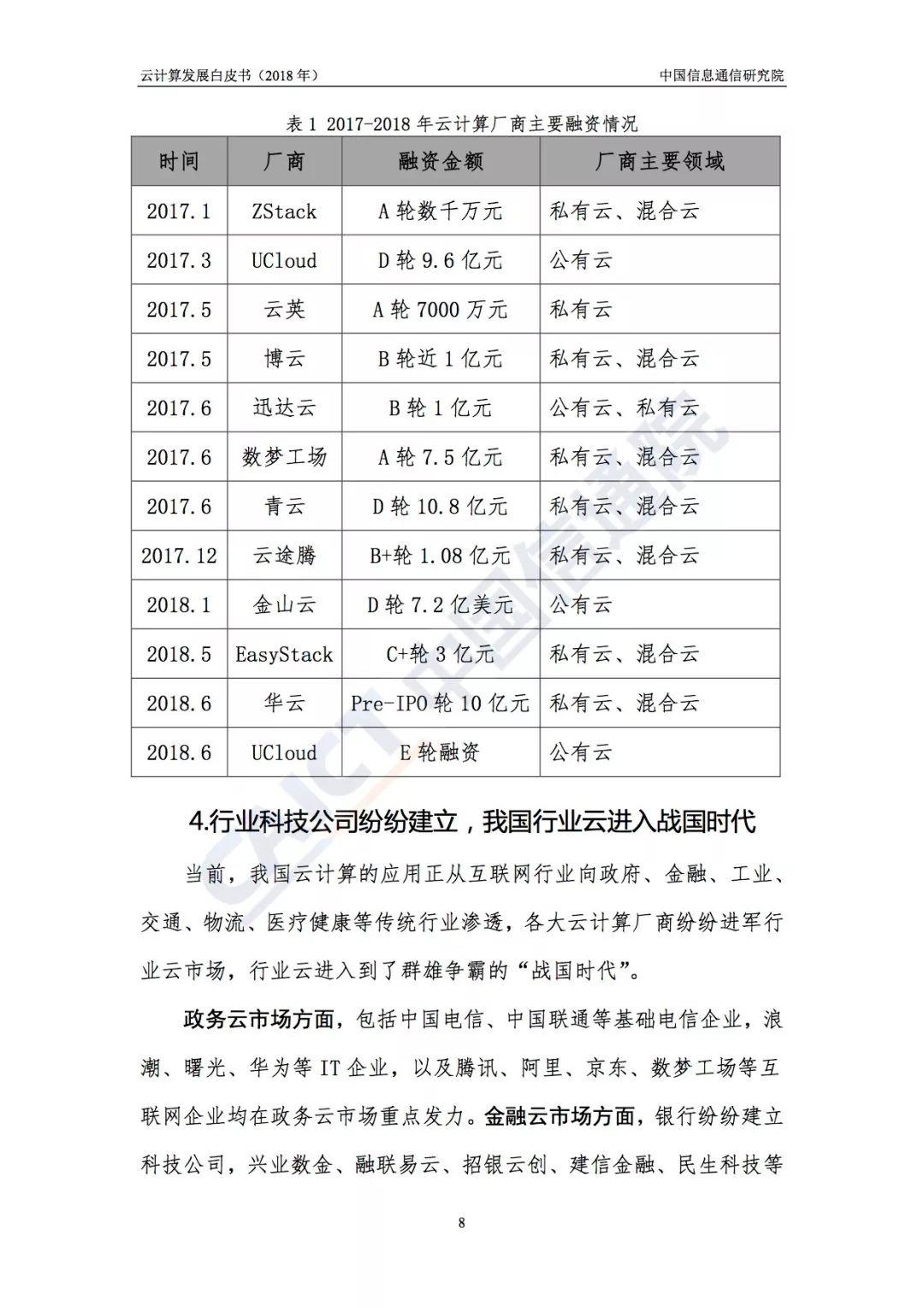 中国信通院：2018云计算安全白皮书