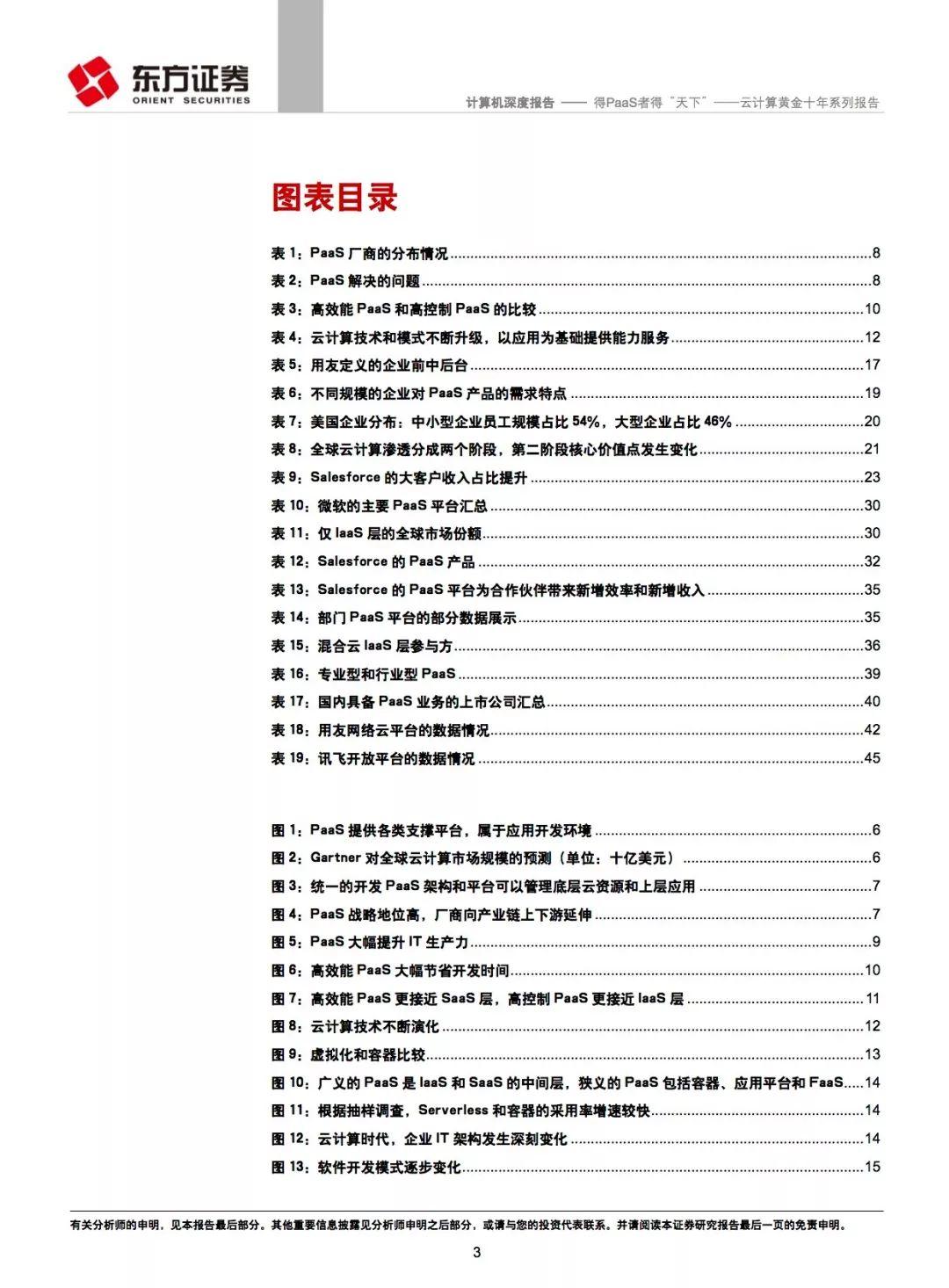 报告下载 | 东方证券：PaaS 者得“天下”——云计算黄金 十年系列报告