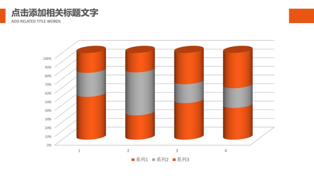 平安银行专属橙色风格金融PPT模板