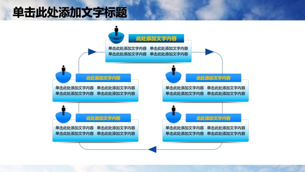 建设银行沉稳蓝色风格金融PPT模板