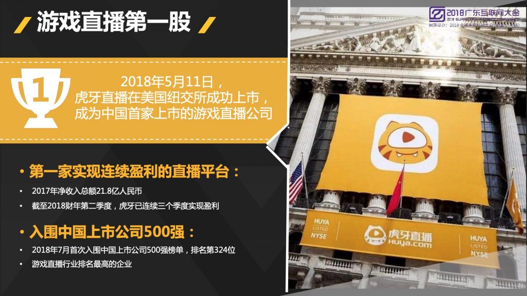 2018广东互联网大会-虎牙直播：立足广州 放眼世界