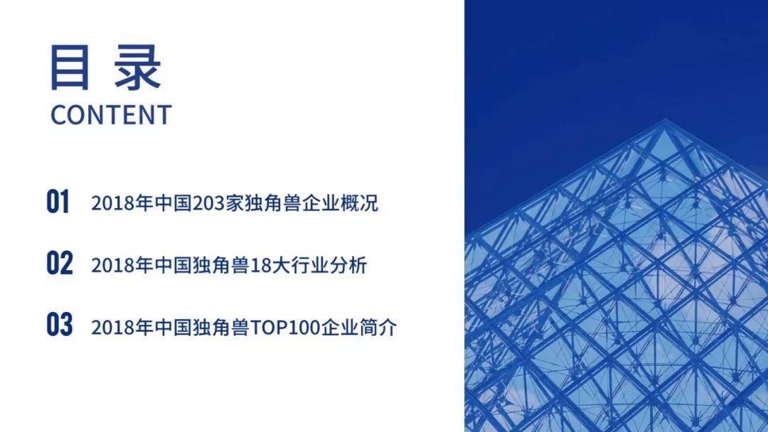 前瞻产业研究院：2018年中国独角兽企业研究报告（192页）