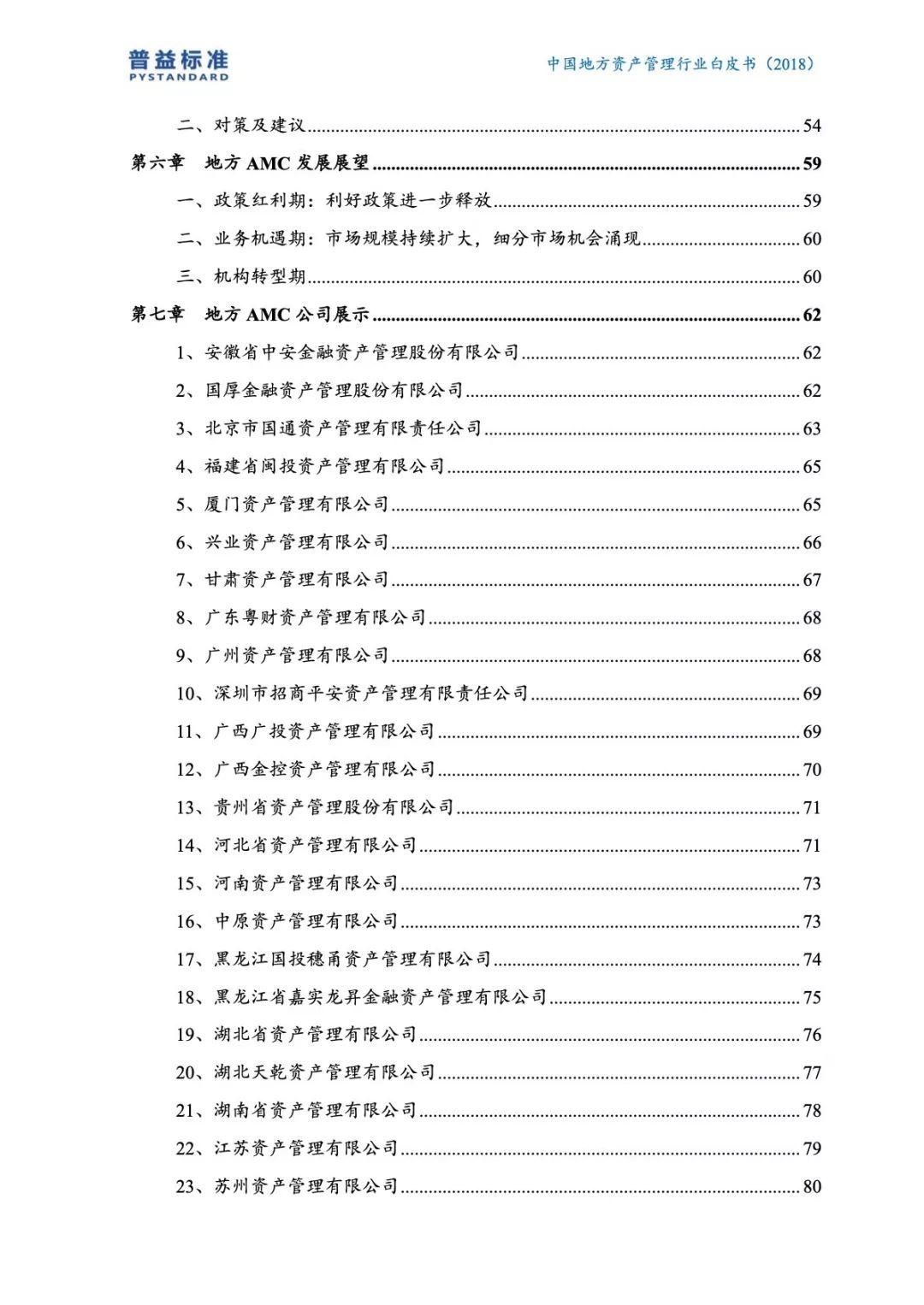 普益标准：2018中国地方资产管理行业白皮书