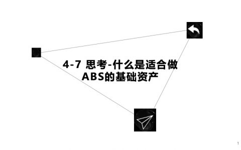 什么是适合做ABS的基础资产