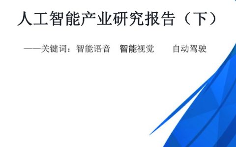 2022人工智能产业研究报告-下（37页）