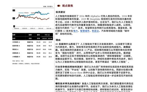 人工智能行业步入AI时代行业应用多点开花（23页）