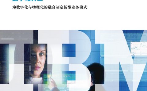 IBM：数字化转型——为数字化与物理化的融合制定新型业务模式