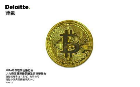 2016 年互联网金融行业人力资源管理暨薪酬激励调研报告