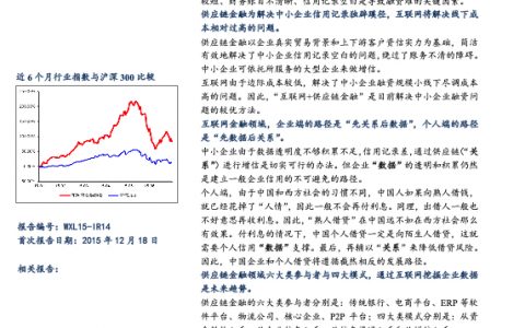 上海证券：中小企业融资的解决之道，互联网+供应链金融