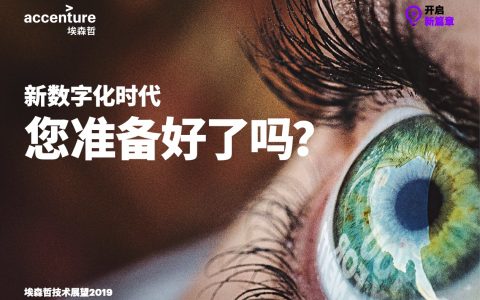 埃森哲：技术展望2019 新数字时代 你准备好了吗？（100页）