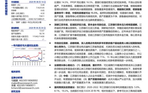 江苏银行-优质区域城商行，首份中报不负众望（29页）