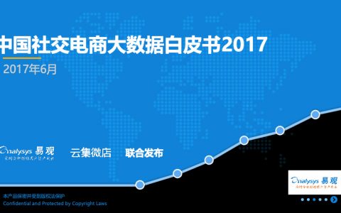 易观：2017中国社交电商大数据白皮书