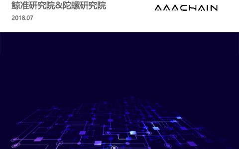 AAAChain项目评级：B鲸准研究院&陀螺研究院联合发布_完整（28页）