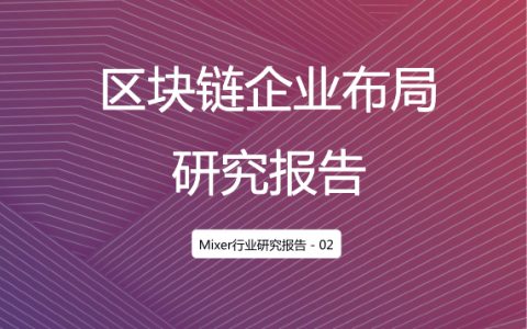 MIXER：区块链企业布局研究报告（42页）