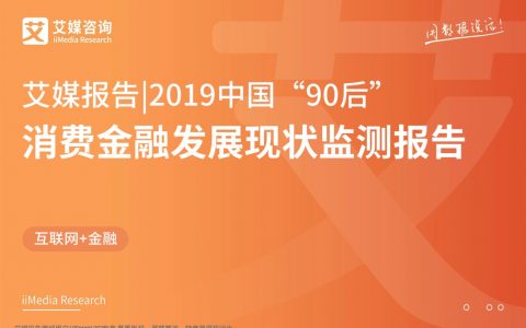 2019 中国“90后”消费金融发展现状监测报告