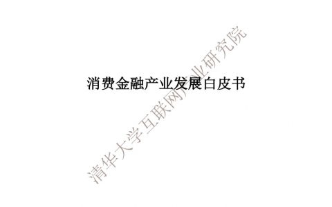 清华大学：2018消费金融产业发展白皮书