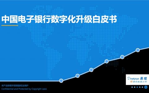 易观：2019中国电子银行数字化升级白皮书（42页）