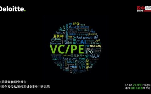 德勤：2017中美独角兽研究报告（69页）