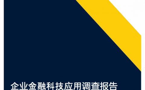 CPA Australia：中国内地企业金融科技应用调查报告（10页）