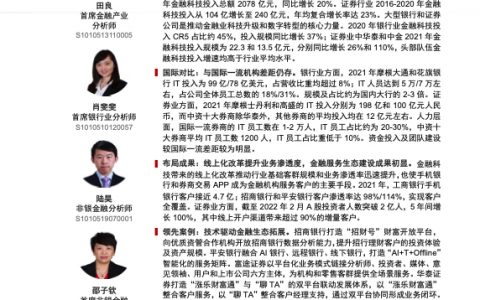 金融科技专题金融科技持续加码长远革新挑战仍存（28页）