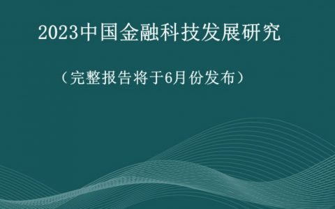 2023中国金融科技发展研究报告概要版（22页）