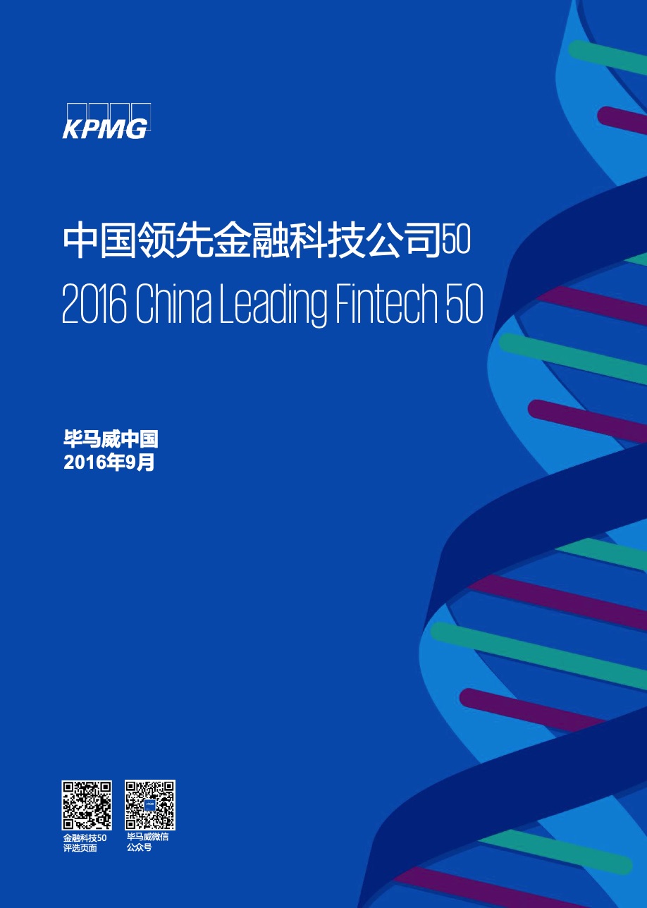 毕马威金融行业洞察报告精选