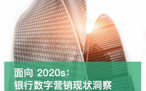 神策数据：面向 2020s：银行数字营销现状洞察(45页）