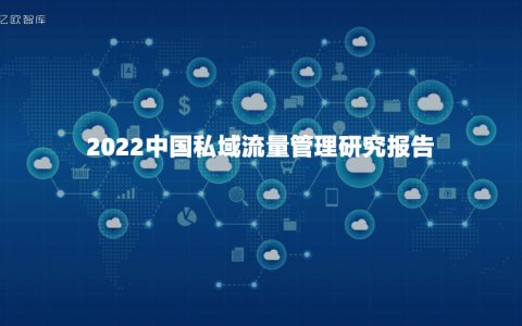 亿欧智库：2022中国私域流量管理研究报告（44页）