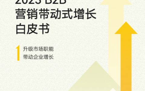 2022B2B营销带动式增长白皮书（71页）