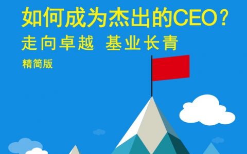 麦肯锡中国银行业CEO季刊2017年秋季刊：如何成为杰出的CEO?走向卓越，基业长青（142页）