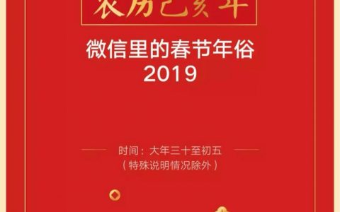 微信支付：微信2019春节数据报告（19页）