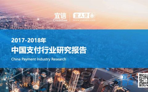 宜人智库：2018-2019年中国支付行业研究报告（Payment+Industry+Research）