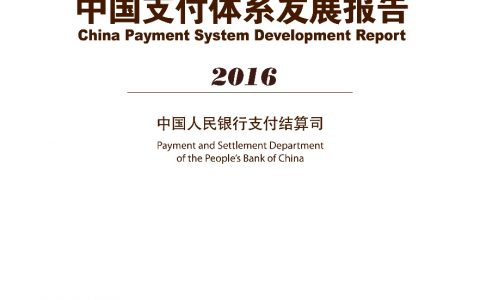 央行-中国支付体系发展报告2017（257页）